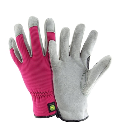 John Deere Women's Performance/Hi-Dexterity Work Gloves Pink L 1 Pair
